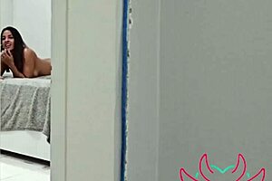 Hidden Encounter With Friend's Wife In Voyeur Style