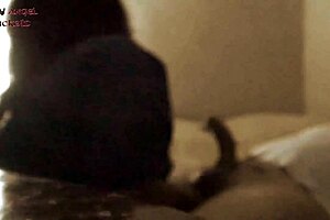 Humiliating the cuckold with blowjob from mature housewife