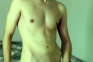 i masturbate on smartphone webcam and cum on my face 30