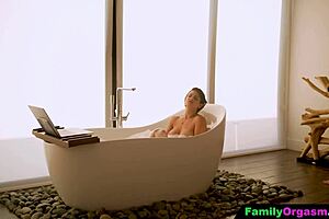 Husbands friend rips clothes off wicked cougar for romantic missionary fuck