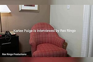 Karlee Paige Chats with Rex Ringo in Goth Interracial Casting Interview