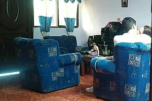 Does My Stepsister Fuck Her Boyfriend in Living Room Alone?