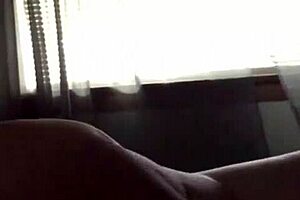 BBW couple engages in intense blowjob and handjob session