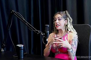 Best moments of Julia Fontanelli in preliminaries podcast with Bia Hot - part 3 watch on sheer red.