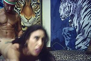 this big breast babe meets maxxx loadz and feels the italian pound machine as she sucks dick gets fucked and rides it