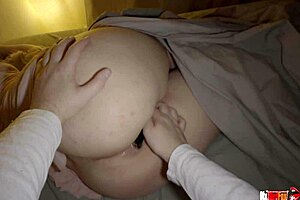 stepmom and stepson share intimate night with anal creampie in pov homemade video