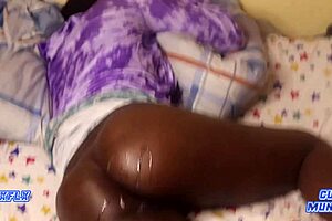 Ghetto Amateurs Switch From Spooning To Rough Missionary With Massive Creampie. Who Knew It Would End In Wet Ebony Pussy Action?