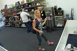 Country Girl Needs Money So Blonde Babe Sucks Huge Cock And Fucks For Cash In Spy Hidden Cam Shop