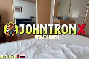 Johntronx- Oh Wow, I Pump A Creamy Load Into This Sexy Asian Babe's Tight Hole In Pov!  