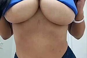 for lovers of big natural tits from beautiful latina solo softcore session