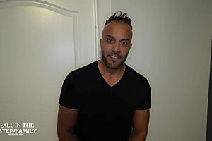 stepbrothers DOUBLE PENETRATE canadian slut hotwife angie bloom in lingerie