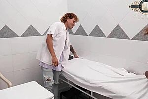 Best Recipe In Town Is Dose Of Naughty Horny Nurse Almost Caught With Big Ass Rough Missionary Quickie