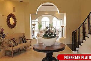 Ebony whore Havana Ginger dominates Chad Diamond, fucking his ass with her strap-on 😈