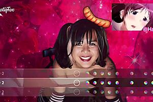 Exotiqfox bounces tits and ass on your dick in solo masturbation faphero game