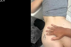 damn, i'm pounding my tattooed stepsister doggystyle in the bathroom until i creampie her tight pussy.