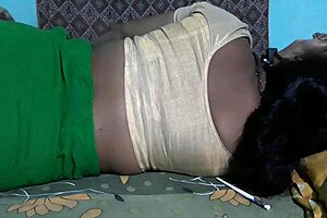 desi sanjana aunty was showing off her big ass in this homemade anal encounter with some intense assfucking.