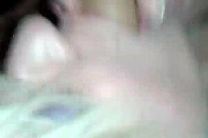 She gave her friend a simple blowjob.