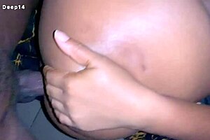 she spins around before he thrusts deep into her soaking wet pussy, making her moan wildly in ecstasy.