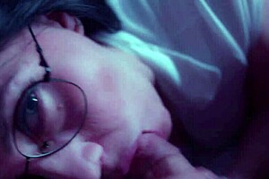 Prurient Woman Sucks Cock of Her Paramour with Deepthroat and Swallows Cum in Sensual Bedroom Encounter. Orgasm Hits Hard with Rough Choking and Wet Pussy Licking.