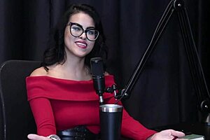 Annie Clementine Preliminares Podcast Moments With Bia Hot Part 3 On Sheer Red
