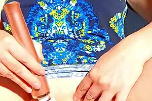 Does This Mature Vibe Make You Want Her Fingering That Bald Wet Cunt?