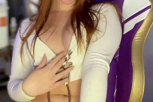 Does she love showing off since young?