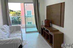 In a steamy apartment tour, the fit Brazilian real estate agent gets seduced by the client into a passionate outdoor encounter.