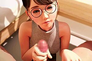 Handjob from petite Asian amateur in POV style - Amelialtie part 3