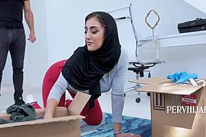 why does this arab girl get wrecked by her sister's livid ex boyfriend with rough domination?