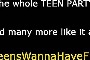 hey this amateur teen 18+ gets fingered hard in hairy pussy during wild party fun