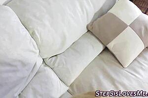 Blonde in pov rides cock