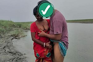 Bangladeshi Bowdi Hints at Outdoor Fun with Boyfriend, Big Tits Pressed in Tight Doggystyle Encounter