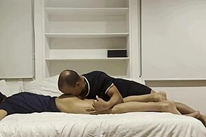 Anal Masturbation To Young Disabled Neighbor's Huge Cock