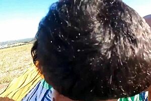 Fucking in high heels with sexy lingerie and dildo for first time