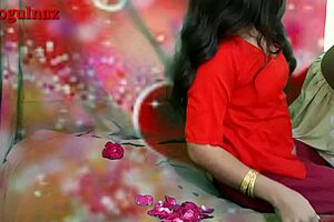 newly married wife gets fucked hard by husband for first time with clear hindi audio