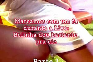 Fan finds Belinha watching the live