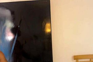 Cute Colombian stepsister pays debt to older stepbrother by taking his huge cock deep in her pussy for creampie.