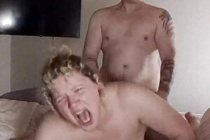 chubby couple enjoys amateur creampie with doggy style and missionary positions