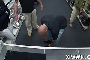 is the camera focusing on this non-professional slut getting fucked doggy style?