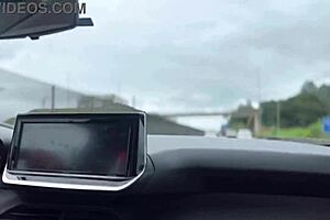 Uber Woman Takes Client Payment By Giving Ass And Creampie In Rio To Sao Paulo