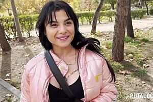 Putalocura - Española Tatuada Nadja Hot Tragando Lefa De Torbe En Pillada