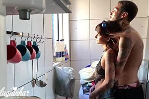 Caught Maid Off Guard And Tried Outdoor Oral Sex But Wife Arrived Home