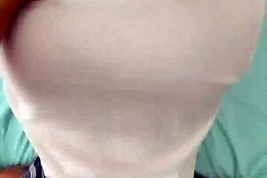 Rich Student in Uniform Gets Fucked by Friend in Bedroom with Cute Skinny Body and Long Hair