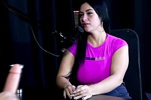 Why does this naughty blonde emo babe demonstrate her blowjob skills, get tits sucked, admit the plug went into her ass, and get hired to pee while the client jerks off in see-through lingerie compilation