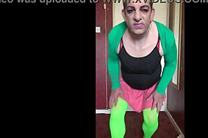 bisexual crossdresser sucks shy guy's cock deep and promises he'll crave more fucking