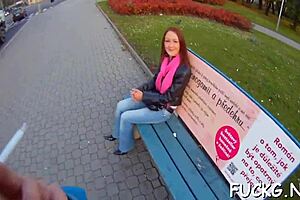 riding that ramrod for the spy camera, oh man it's hardcore teen slut action 😏