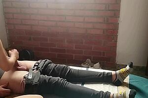 hey horny girl, can you jerk me off and suck out all my cum with your mouth?