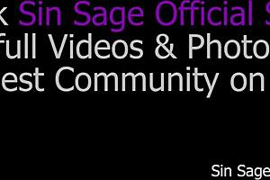 Sinn Sage sensually sucks strap on before wild pussy play