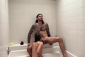 soapy shower sex with petite 18+ baddie jazmin luv