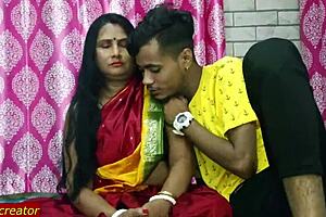 why is this lonely step-aunty having hardcore rough sex with her step-nephew in a homemade video?